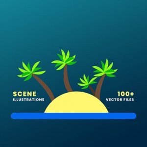 100+ Natural Scene Illustrations
